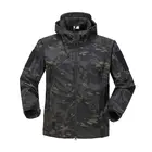 Тактическая мужская куртка из мягкой кожи Shark Skin, водонепроницаемая ветровка, флисовое пальто, одежда для охоты, камуфляжная армейская куртка в стиле милитари