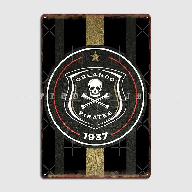 

Орландо пираты ультра хулиганы фанаты футбольные постеры ЮАР Плакат Металлический налет клубный бар живопись Декор жестяной знак плакат