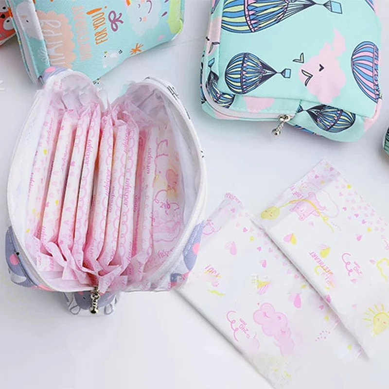 Сумка для гигиенических прокладок женщин и девочек сумка хранения салфеток