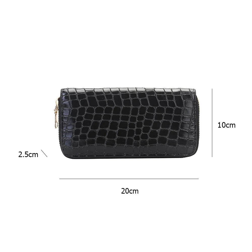 

Fashion Leopard Women Wallet Long Zipper Purse Retro PU Card Clutches Bag Clutch Wallet For Women Snap Women's Wallets Are Small
