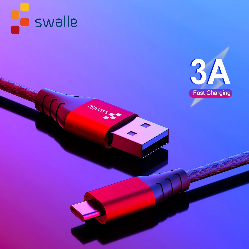 2021 Кабель с разъемом USB Type C кабель функцией быстрой зарядки кабеля для передачи