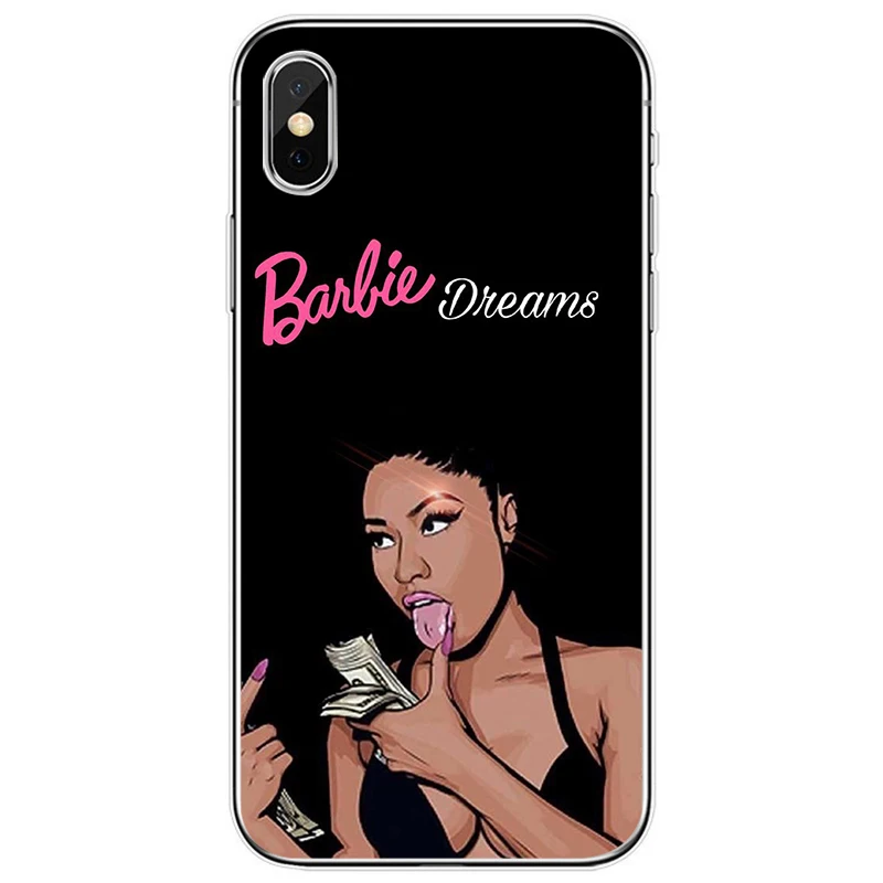 Nicki Minaj крышка чехол для телефона из мягкого силикона ТПУ с рисунком iPhone 5 5S SE 6 6plus 7