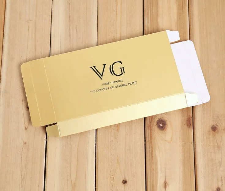 50 мл Косметические эфирные масла упаковочная коробка золотого цвета матовая ламинированная бумажная для