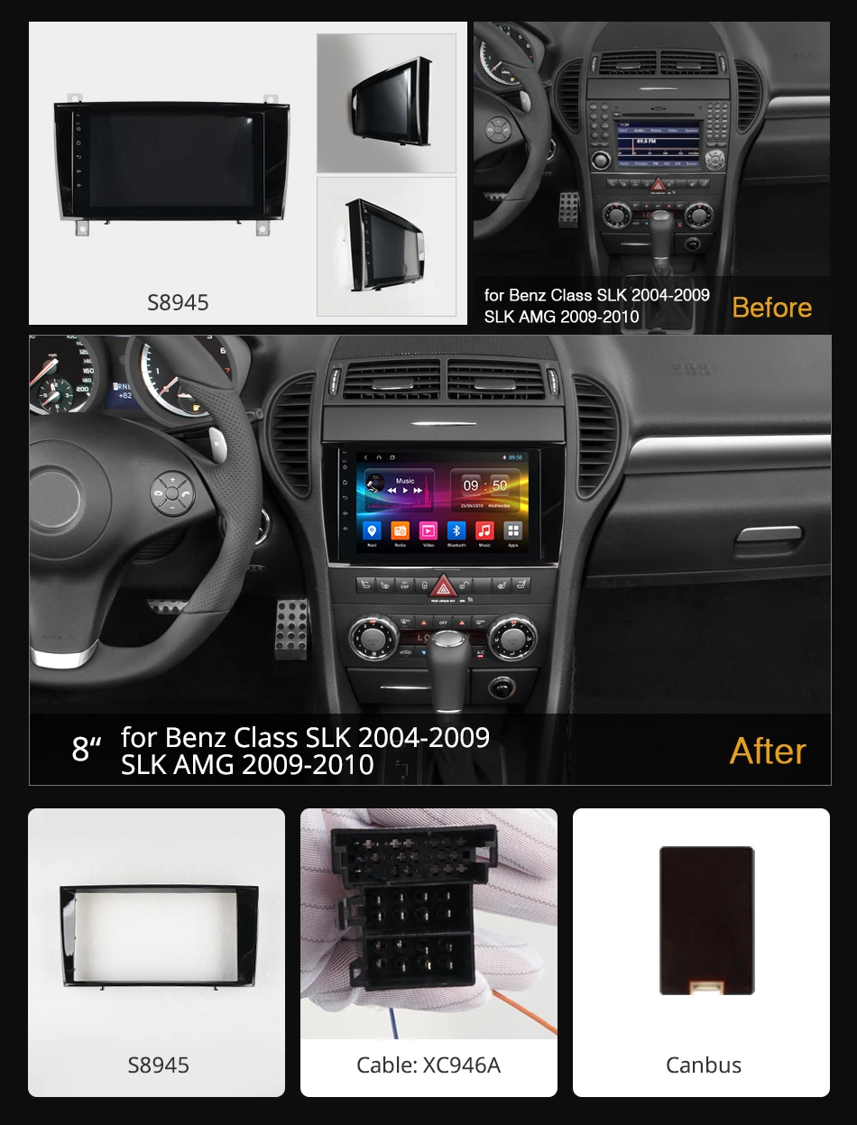 Ownice Android 9 0 2 Din Автомобильный dvd плеер K3 K5 K6 для Mercedes Benz SLK R171 SLK230 W171 4G DSP SPDIF GPS радио