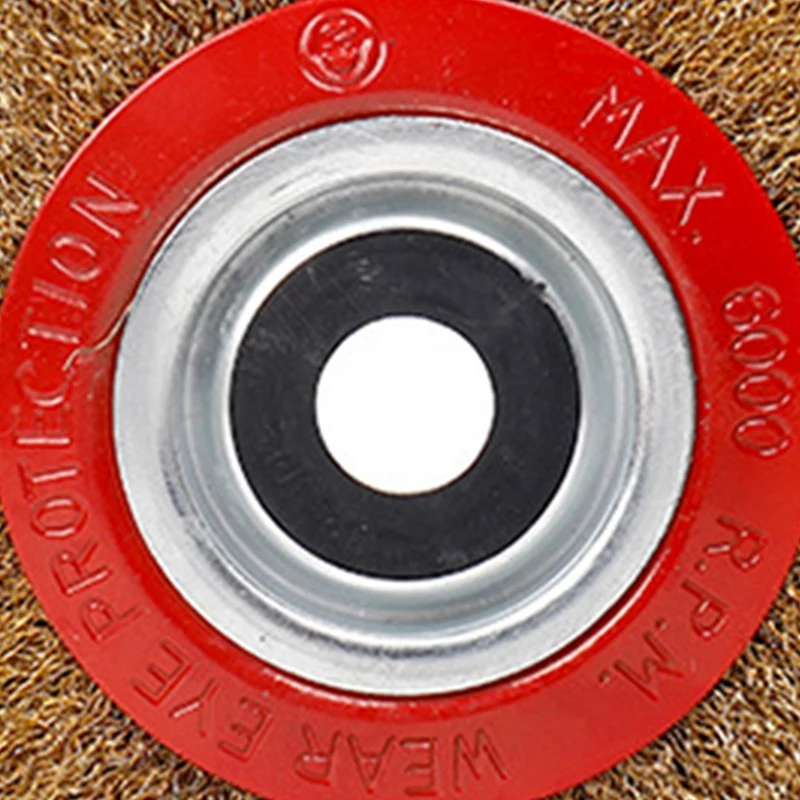 

Wire Brush Wheel for Bench Grinder Polish + Reducers Adaptor Rings