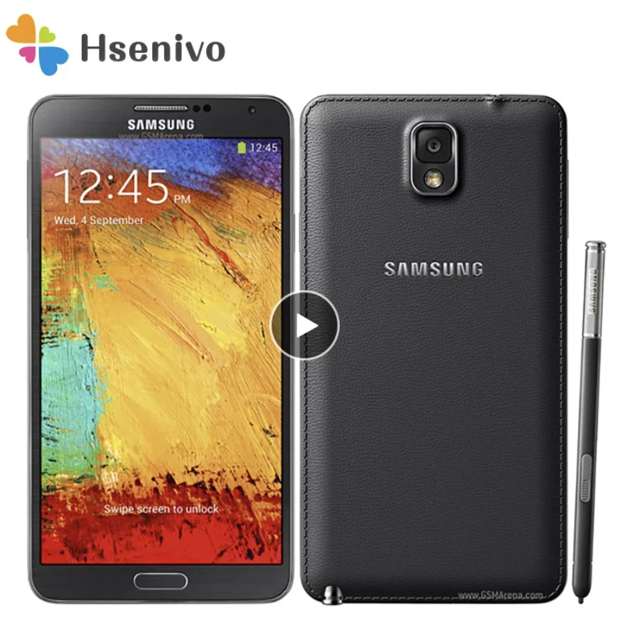 

Unlocked Original Samsung Galaxy Note 3 N900 N9005 Phone Quad Core 5.5" 8MP 3G WIFI GPS note 3 cell phone Free Shipping