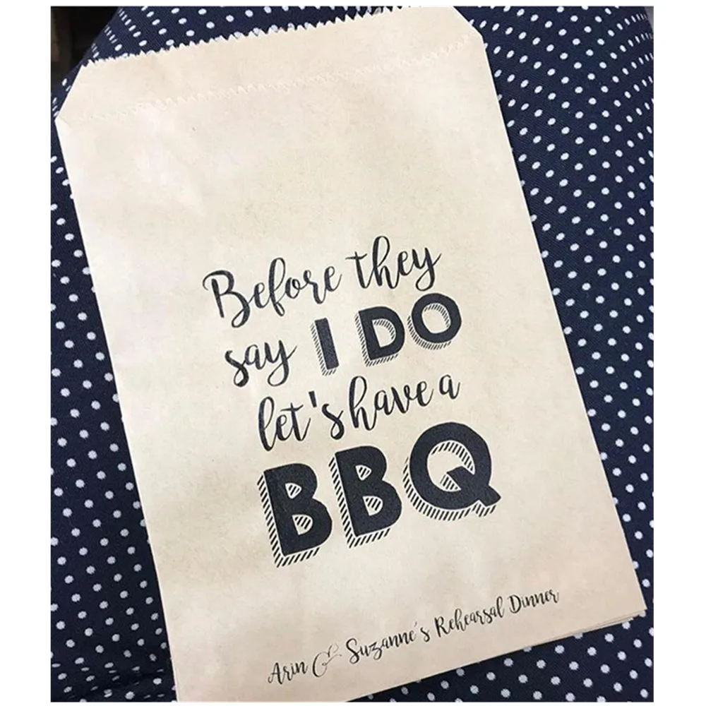 Пользовательские печатные на крафт-коричневых репетиционных обеденных мешках!