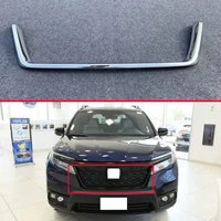for honda passport 2019 2020 car accessories abs chrome front center mesh grille grill cover radiator strip trim decoration
