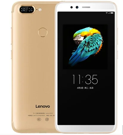 Global Version Gold Глобальная версия lenovo S5 4G ram 64G rom ZUI 4G LTE 5," QHD 18:9 мобильный телефон Snapdragon Octa-core Двойная Задняя камера отпечаток пальца - Цвет: Global Version Gold