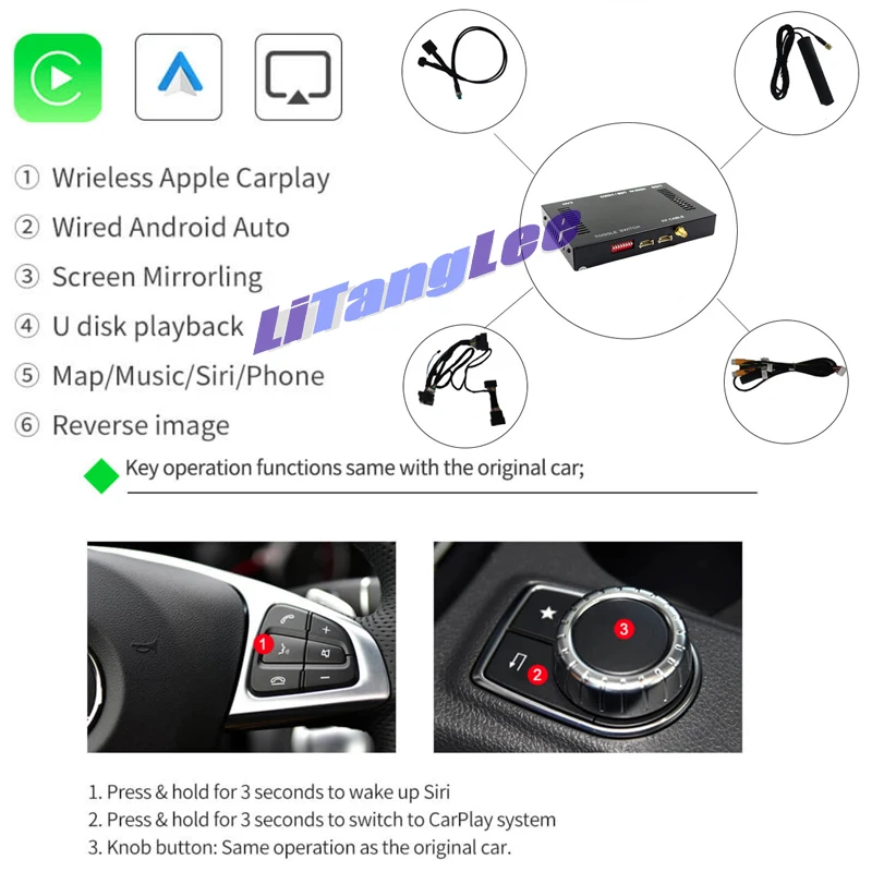

Car Camera Carplay Decoder Adapter For BMW 6 GT G32 NBT EVO 2017~2020 Mirror Link Display Android Auto Play 360 BirdView