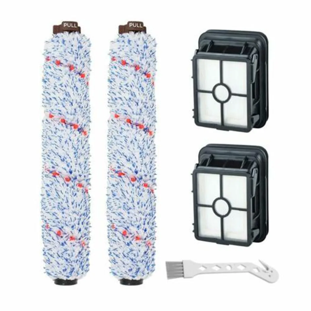 

Roll Brushes Filters Cleaning Brush For Bissell Crosswave 1713Z Surface 1868 Brush Roll &1866 Vacuum Filter Set Replacement Tool