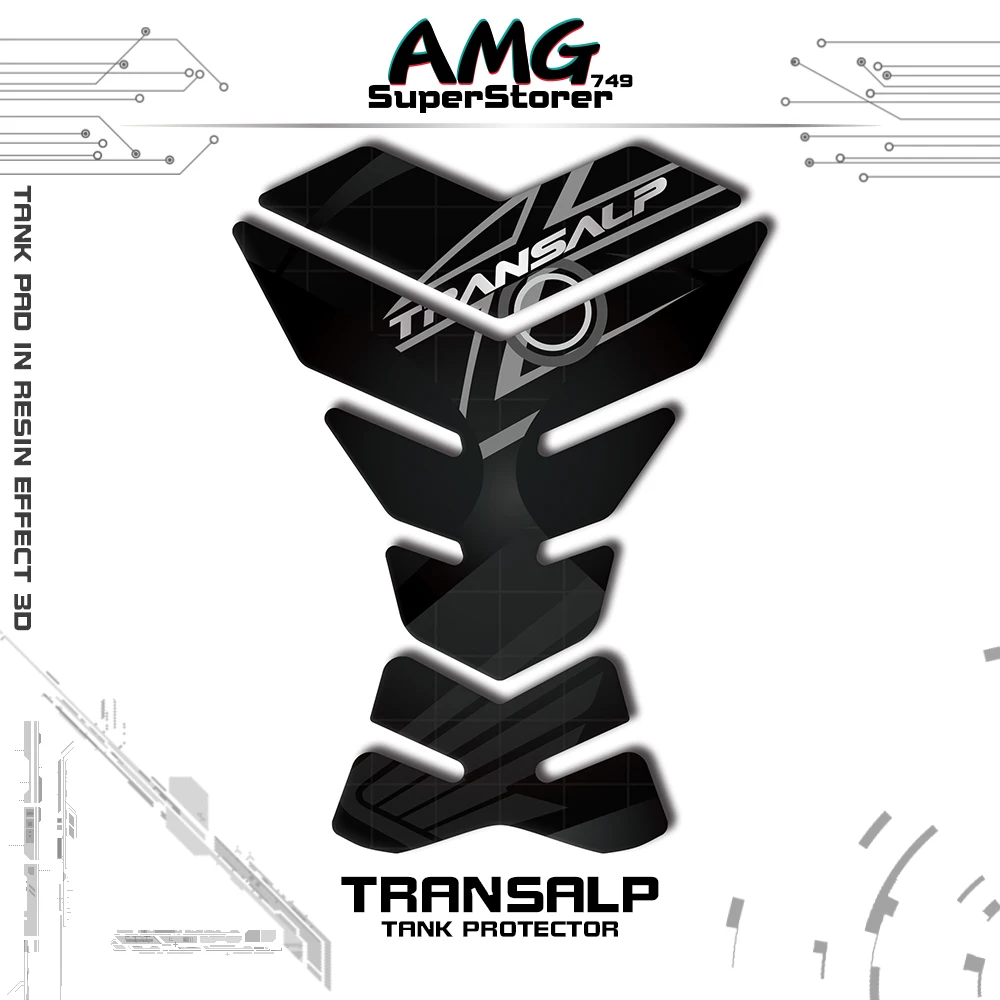 

For Fit HONDA TRANSALP Motorcycle TANK PROTECTOR Gas Cap Pad Filler Protector Sticker Decal 4 Colors