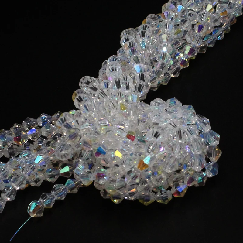 Оптовая продажа 200 штук изысканные 6 мм Биконусы Австрийские хрустальные бусины