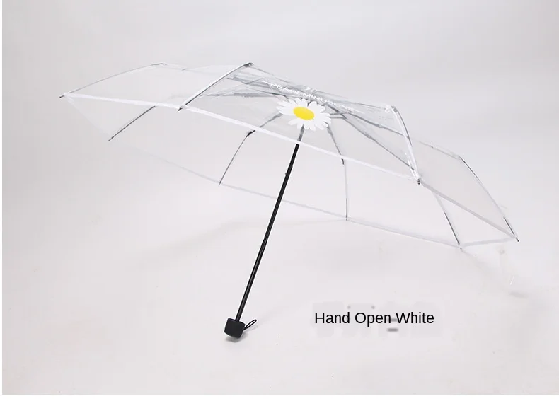 Зонтик женский прозрачный ветрозащитный корейский стиль | Дом и сад
