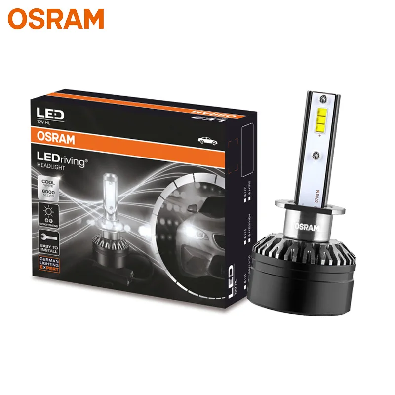 H1 Лампа Ксеноновая OSRAM СВЕТОДИОДНЫЙ H1 H4 H7 H8 H11 H16 H1R2 HB2 HB3 HB4 9003 9005 9006 9012 фар автомобиля 12V светодиодный расклинивающий HL 6000K светодиодный авто лампы(двойная - Испускаемый цвет: H1
