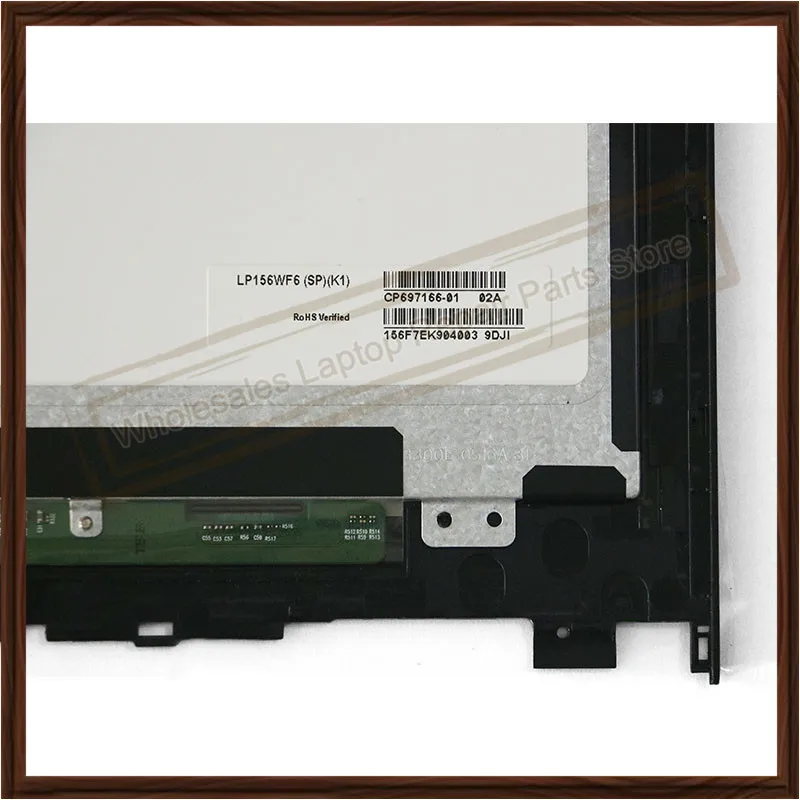 15 6 lp156wf6 laptop matrix lcd screen assembly for lenovo flex 3 15 1580 lp156wf6 spk1 1920x1080 ips panel with frame board free global shipping