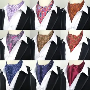 Галстук мужской, винтажный, из полиэстера, шелка, 65 цветов