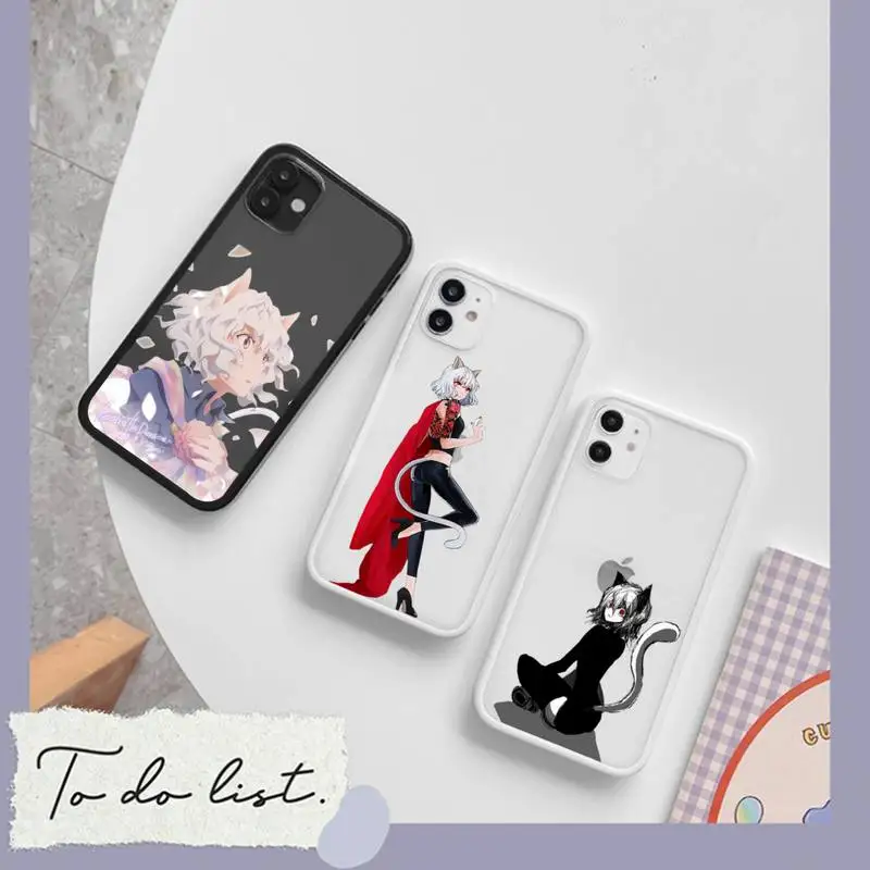 

Neferpitou Alluka hxh anime Phone Case matte transparent For iphone 7 8 11 12 plus mini x xs xr pro max cover