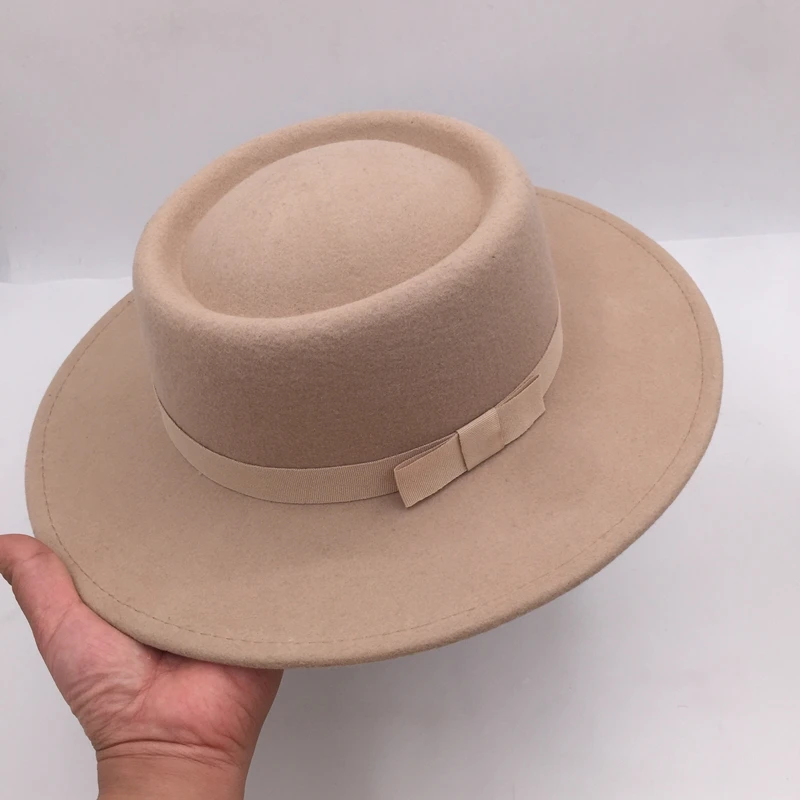 Ретро английская темпераментная и женская в Европе Панама осенне зимняя ткань