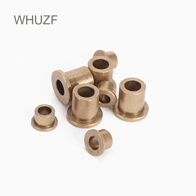 WHUZF 2 шт. 12/16/20 мм фланцевый самосмазывающийся подшипник Порошковая