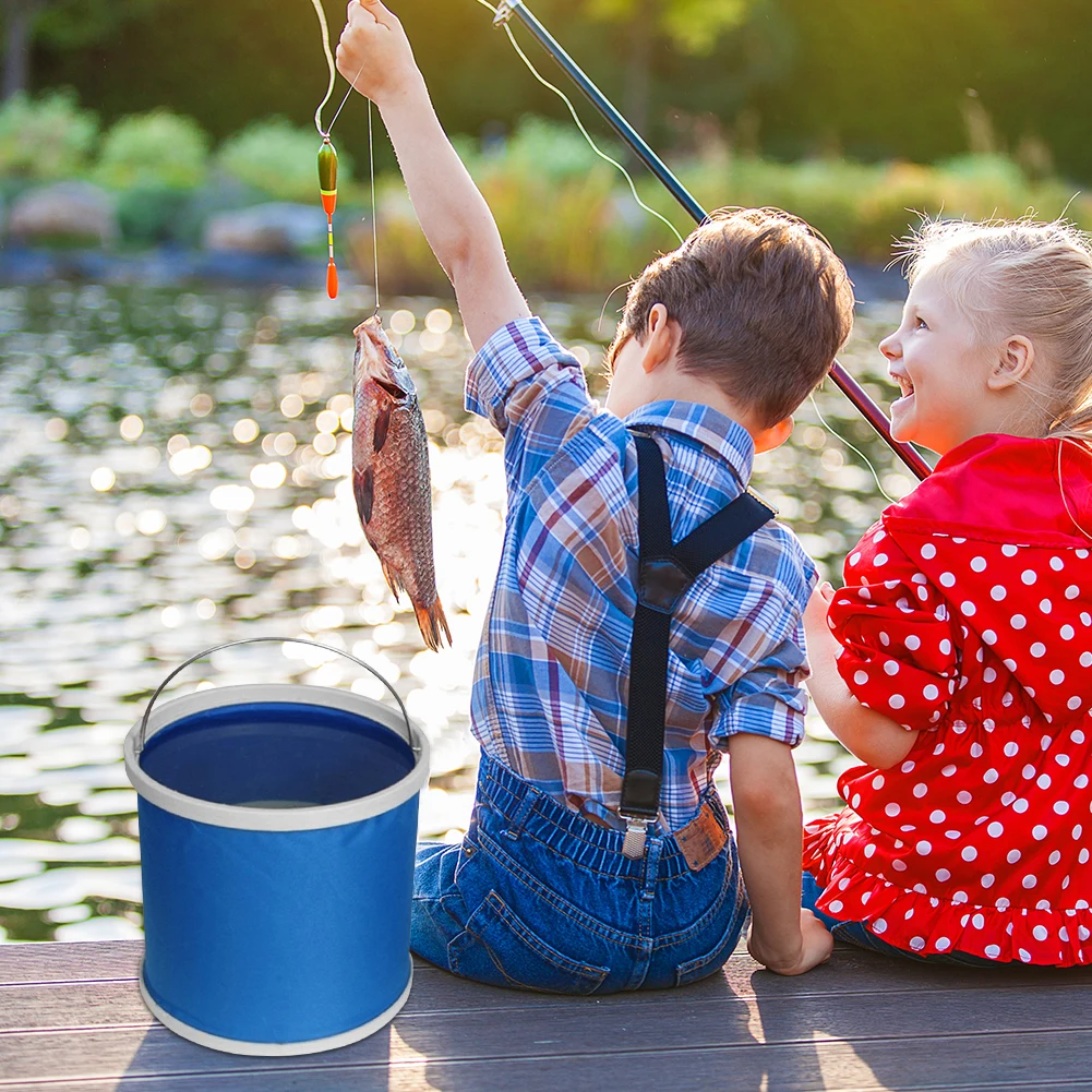 

Folding Bucket Outdoor Fishing Camping Picnic BBQ Water Storage Container