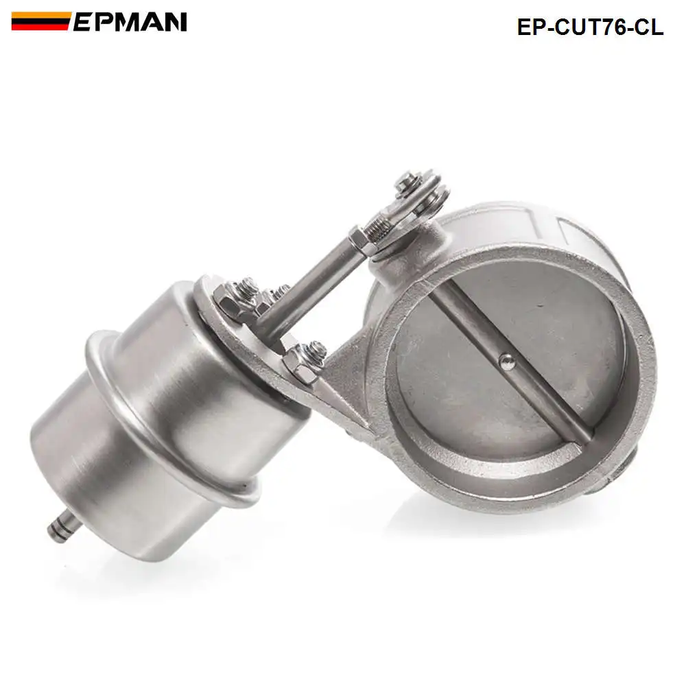 Новый вакуумный вырез выхлопной трубы 3 дюйма 76 мм давление близкого типа: около 1