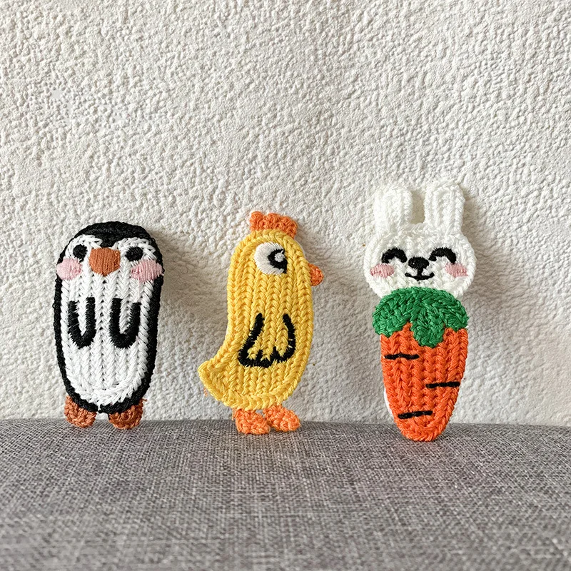 

2Pcs/lot Cute Cartoon Hair Clip for Girls Animal Hairpin Headwear Penguin Bunny Fruit Hair Accessories Headdress Gift