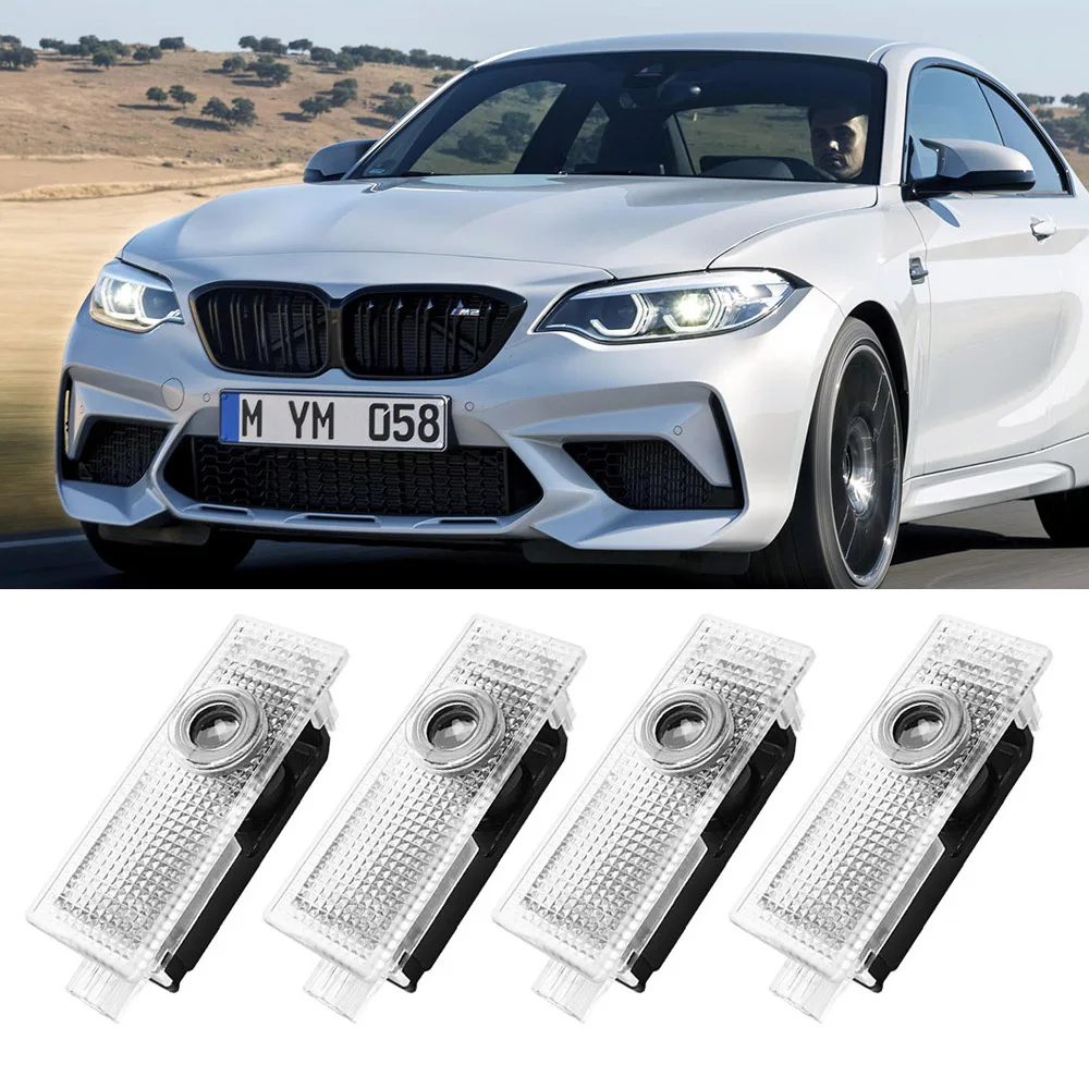 

2PCS Car Door Welcome Light For BMW E90 E60 E46 E36 E34 F30 F36 F10 F20 F25 X3 X4 X5 M2 M3 M5 Performance Logo Projection Lamp