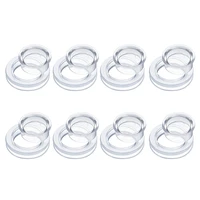 8 pieces umbrella hole ring plug and cap set for glass outdoors patio table deck yard beach table umbrella plug 2 inch