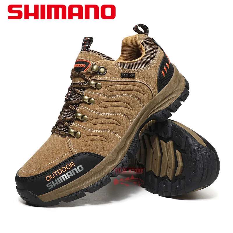 

Мужские кроссовки для рыбалки SHIMANO, Нескользящие, дышащие, водонепроницаемые