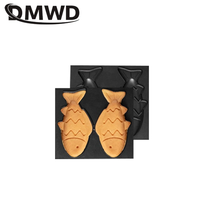 DMWD Home Waffle Maker Sandwich Pan Donut Baking Tray Small Meatball Machine Food Grade Non-stick Coating Bakeware Mold | Бытовая
