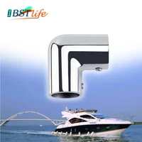 316 stainless steel 22mm 25mm pipe connector marine boat yacht hand rail fitting 90 degree elbow hardware tube railing handrail