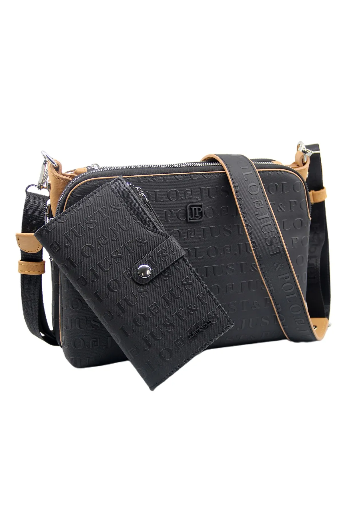 

Women's Adjustable Long Strap Shoulder Bag and Wallet Kombini PBU4022-1001
