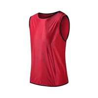2021 sleeveless soccer training team vest football jerseys sports shirts adults breathable for men women basketball grouping