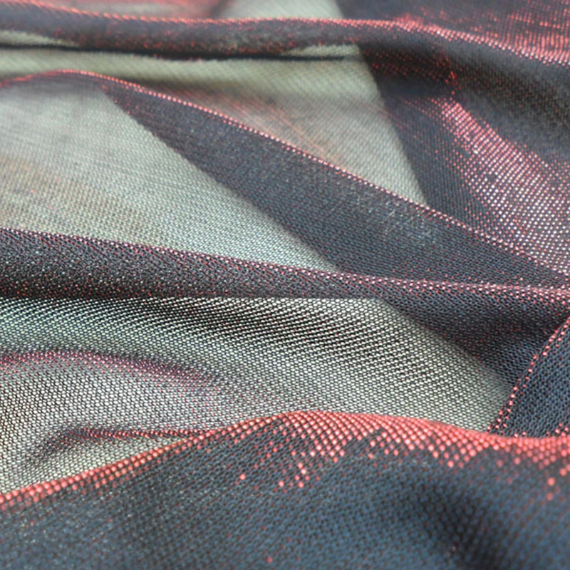 10 ярда в ширину 150 см градиентная танцевальная сценическая блестящая ткань