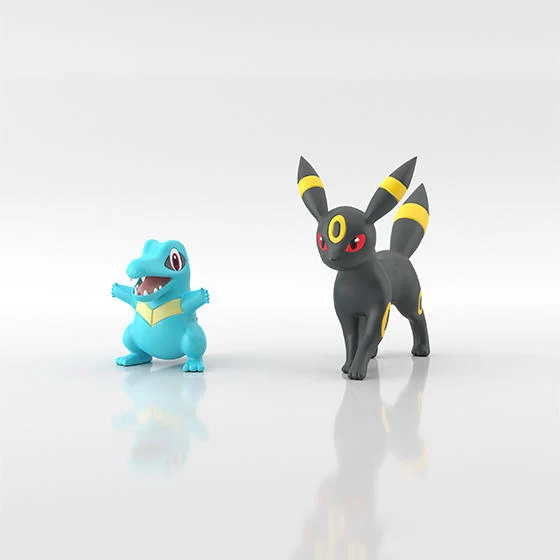 Оригинальная Сборная модель Bandai кукла-Покемон в масштабе мира фигурка эльфа Johto