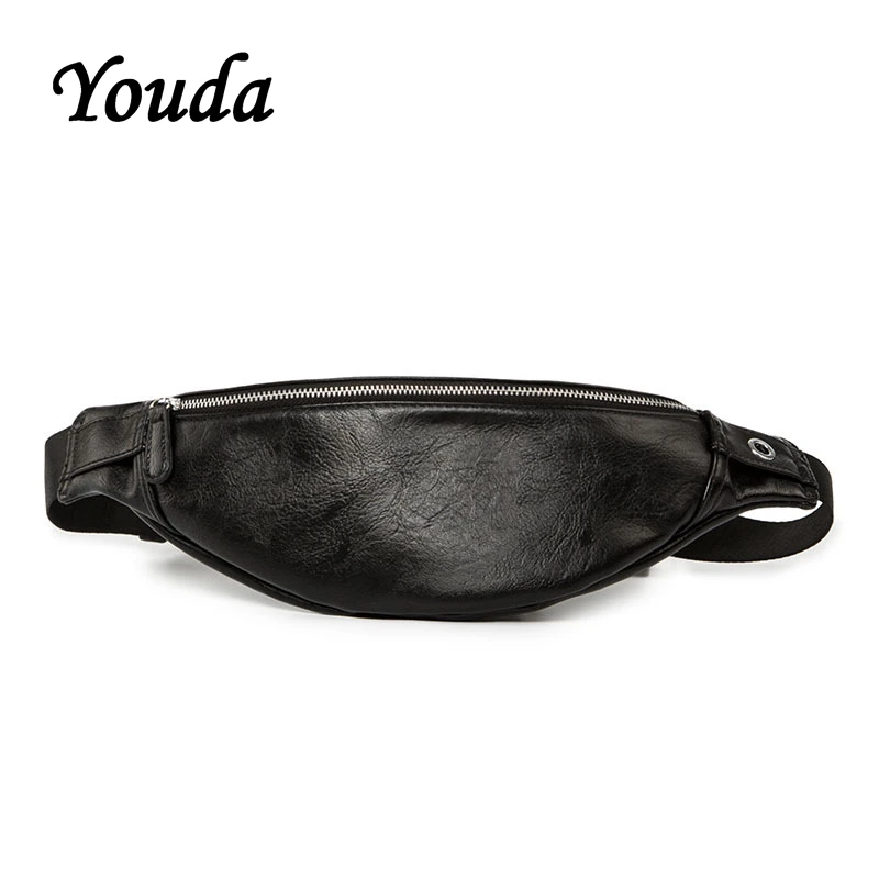 Youda сплошной цвет простая модная мужская маленькая нагрудная сумка для верховой