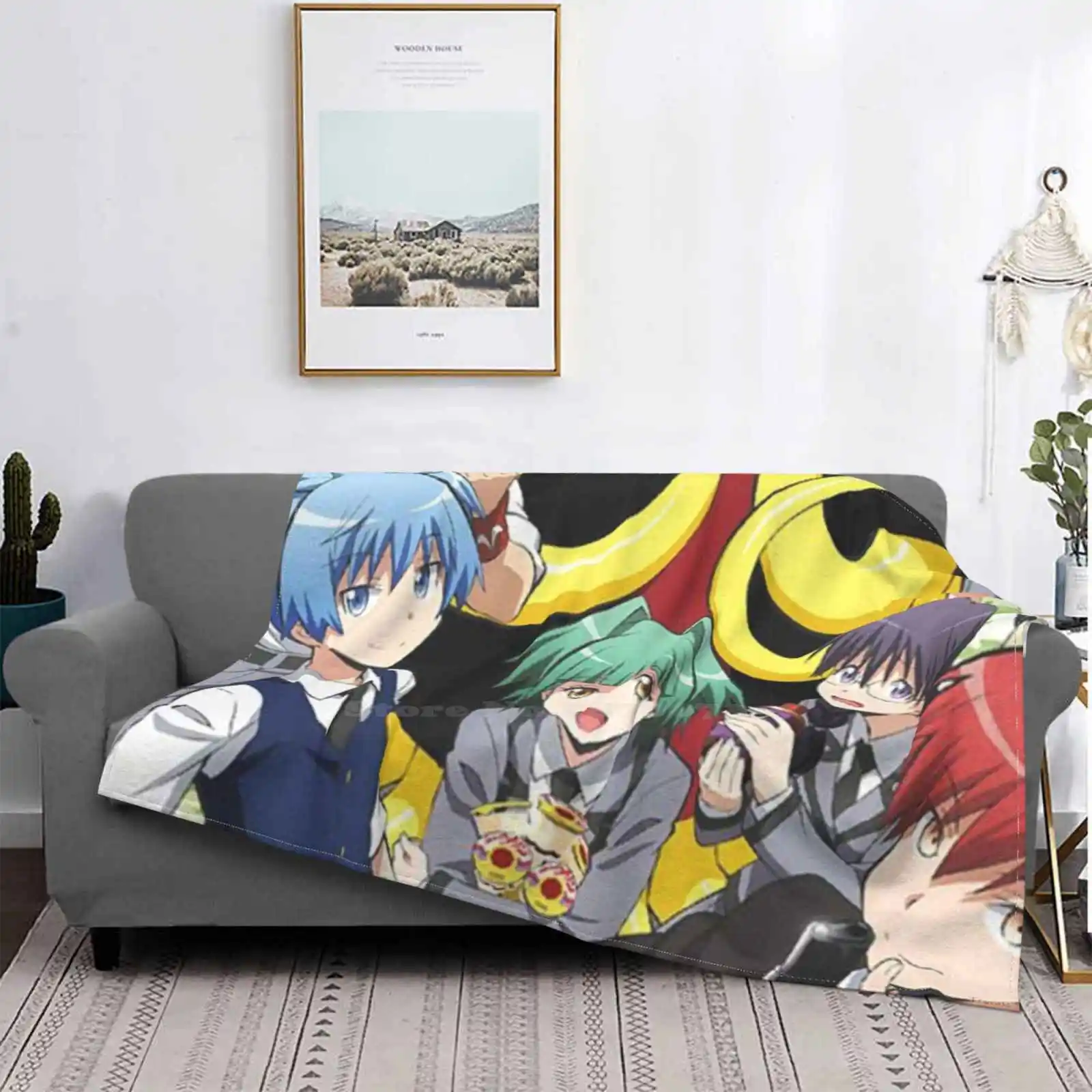 

Класс убийц новейший супер мягкий теплсветильник Тонкий Одеяло класс убийц аниме Коро сенсей манга класс