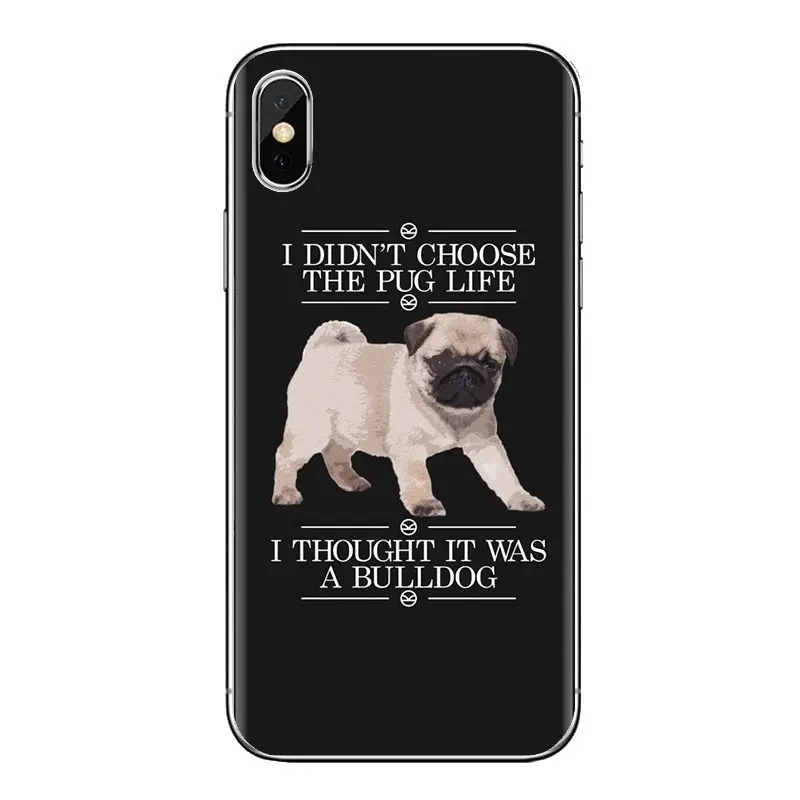 2018 new Cute cartoon pug Silicone Cover Bag For Huawei P Smart Y6 P8 P9 P10 Plus Nova P20 Lite Pro Mini 2017 SLA-L02 SLA-L22 2i |