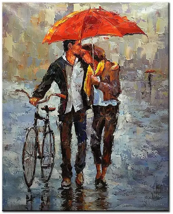 

JMINE Div 5D Зонт любовь пары полный Алмазный рисунок наборы для вышивки крестиком высококачественный портрет 3D краска алмазами