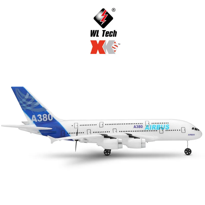 Hotty Toy A120 Airbus A380 вертолет с дистанционным управлением Военная авиационная модель вертолет с фиксированным крылом Планер для детей игрушки
