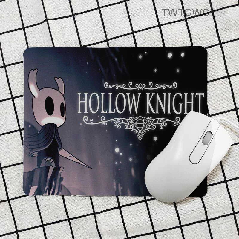 

Новые поступления hollow knight компьютерных игр Мышь Коврики простой дизайн Скорость игровой Мышь колодки 18x22 см стол коврик