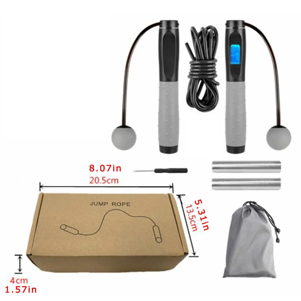 

Smart Electronic Counting Skipping Rope Fitness Adult Wireless Cordless Professional Ball Weight Counter Sports Skipping Rope