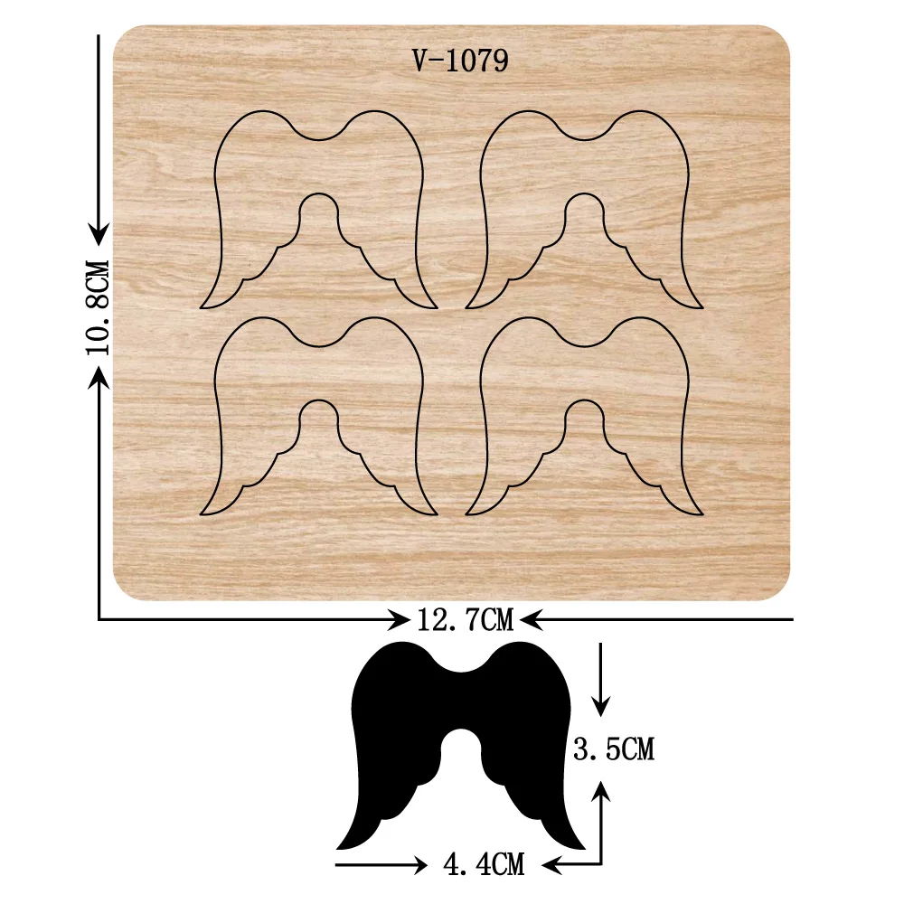 Новая Черная Борода деревянные штампы для скрапбукинга/несколько размеров/V-1079 |