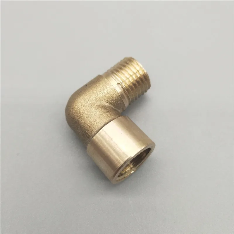 

1/8 "1/4" 3/8 "1/2" 3/4 "1" Внутренняя x наружная резьба 90 град латунный коленчатый соединитель для трубы соединитель для воды топлива медный адаптер
