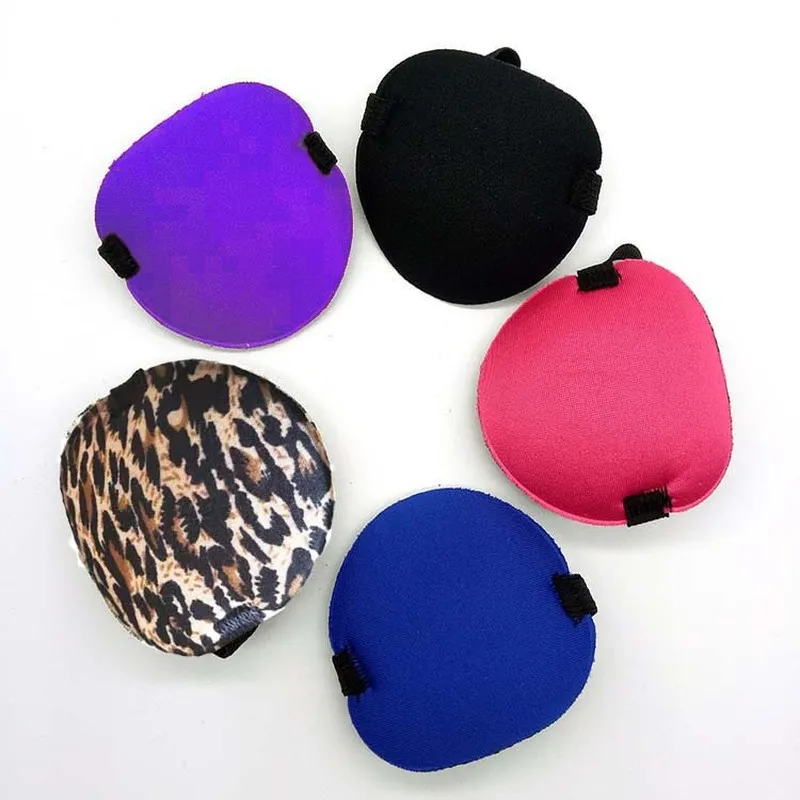 Популярная черная одноглазная нашивка унисекс моющаяся Регулируемая вогнутая