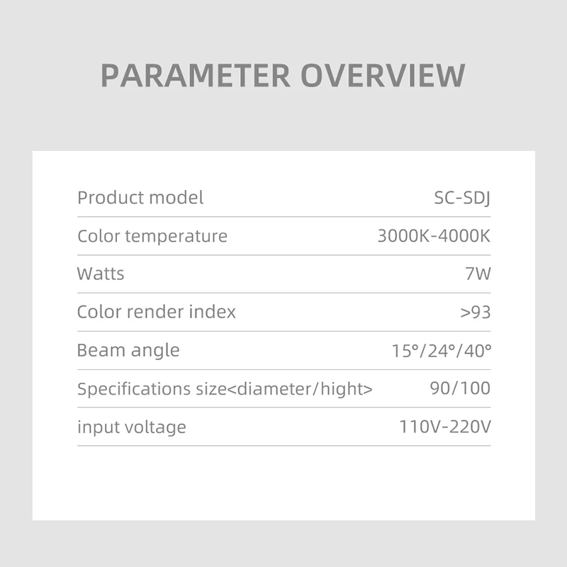Гостиная Встраиваемая потолочная неослепляющего света Точечный светильник