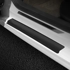 4 шт. Автомобильная Накладка на порог двери наклейки на порог для Subaru Forester XV Crosstrek Legacy BRZ Outback WRX аксессуары