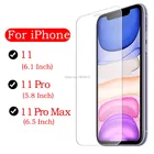 Защитное стекло для iPhone 11 Pro Max, закаленное, для Aiphone i11, 11pro, 11promax, 11