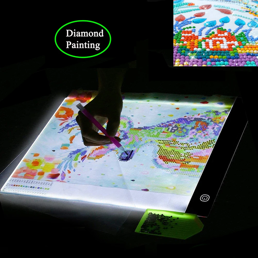 

A3 LED Tracing Light Box USB Power 6 Brightness Levels Artcraft Tracing Pad